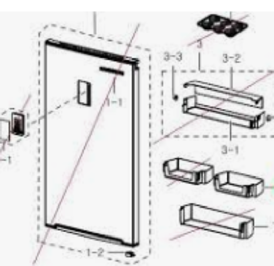 Samsung Fridge Door Shelf, Home Appliances Online Online